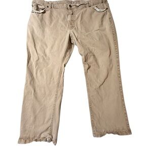 True Nation Athletic Fit Khaki Denim Big & Tall size 50/28 Men's Pants